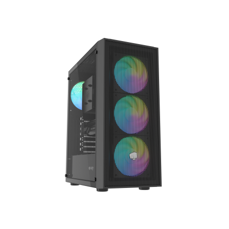 Fury PC Case | SHOBO SH8F ARGB | Black | Midi Tower