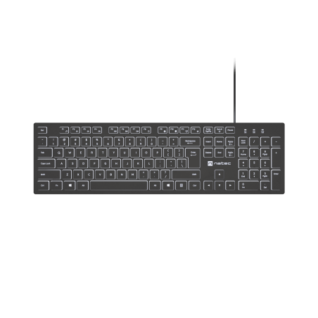 Natec | Herring Glow | Keyboard | Wired | US | Black