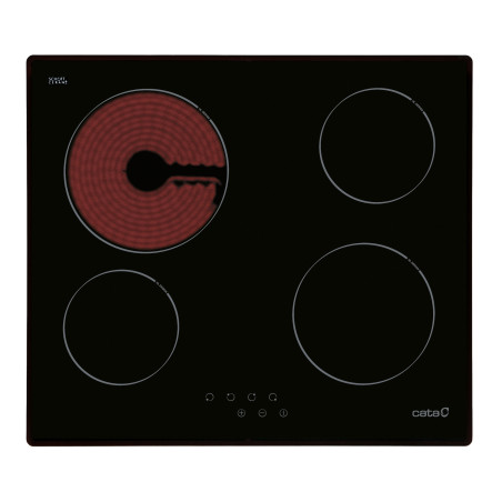 CATA | Hob | TN 604/B | Vitroceramic | Number of burners/cooking zones 4 | Touch | Black | Display