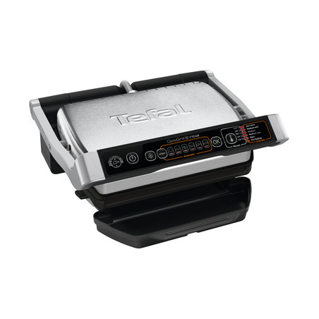 TEFAL | OptiGrill Initial | GC706D | Contact grill | 2000 W | Black/Stainless steel