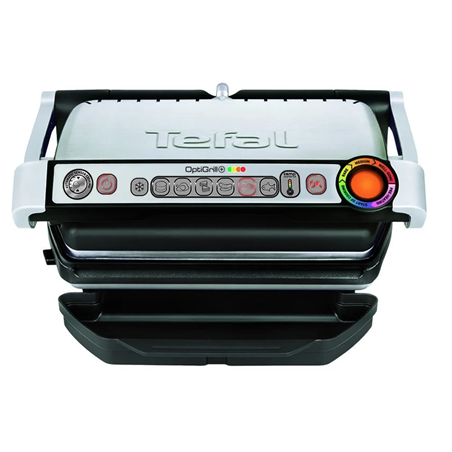TEFAL | OptiGrill+ + Waffle plate set | GC716D12 | Electric Grill | 2000 W | Silver
