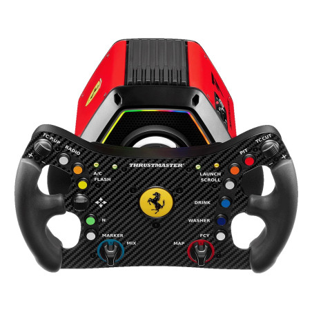 Thrustmaster T818 Ferrari 488 GT3 Simulator Black, Red USB Steering wheel + Pedals Analogue / Digital PC