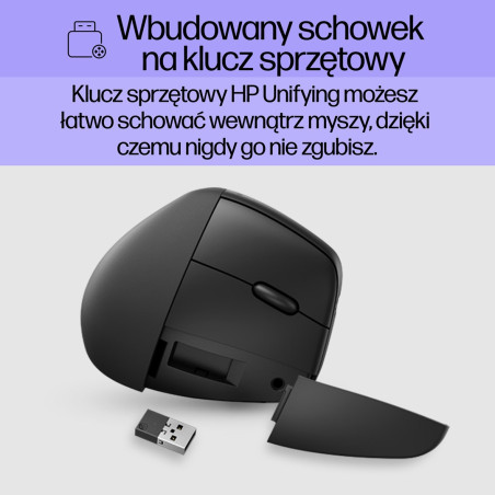 HP Wireless Mouse 920 Ergo Vertical Black
