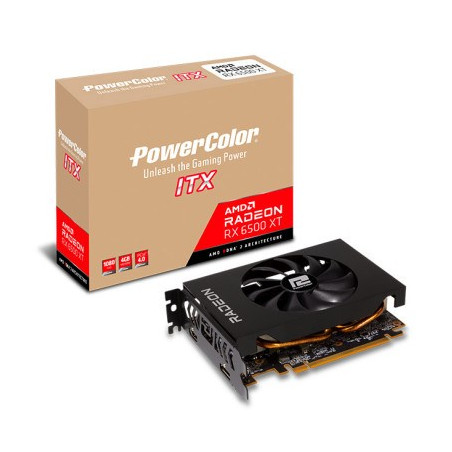 PowerColor AXRX 6500XT 4GBD6-DH graphics card AMD Radeon RX 6500 XT 4 GB GDDR6