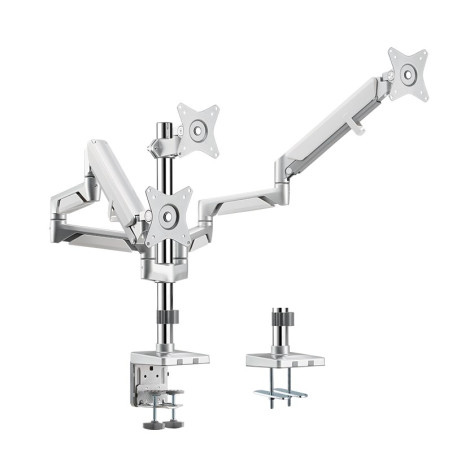 LogiLink BP0090 monitor mount / stand 68.6 cm (27") Desk Silver