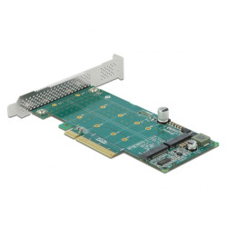 Delock PCIe x8 to 2 x NVMe...