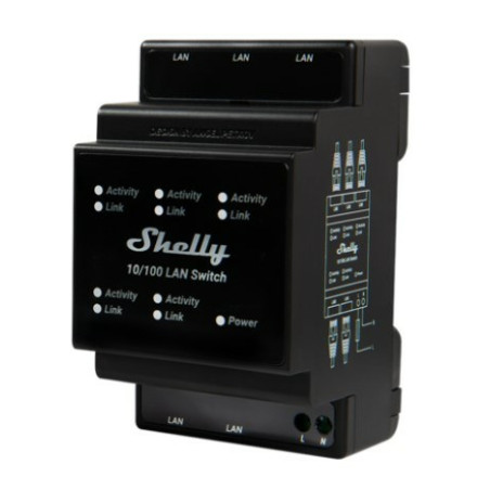 Shelly LAN Switch 5 Ports 10/100 Mbit