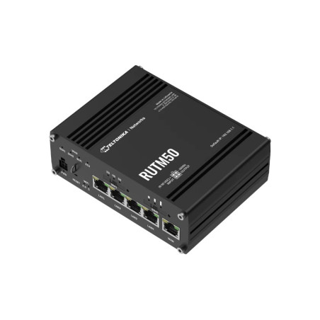 Teltonika RUTM50 wireless router Gigabit Ethernet Dual-band (2.4 GHz / 5 GHz) 5G Black