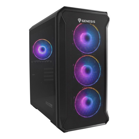 GENESIS Irid 503 ARGB Micro Tower Black, Transparent