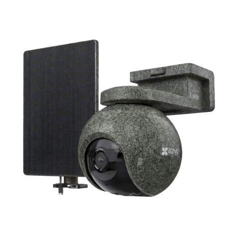 EZVIZ Ranger Battery-Powered PT Camera Kit with Solar Panel | CS-EB8/SP | Dome | 8 MP | 2.8mm | IP65 | H.264/H.265 | Micro SD, Max. 512 GB