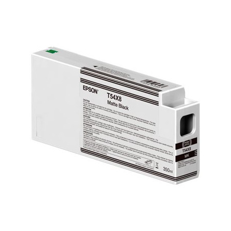 Epson Singlepack T54X80N UltraChrome HDX/HD 350ml Matte Black | Epson C13T54X80N | Epson T54X8 - matte black - original - ink cartridge | Epson UltraChrome HDX / Ultrachrome HD | Matte black
