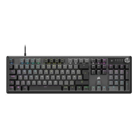 Corsair K70 CORE RGB keyboard Gaming USB QWERTY German Grey
