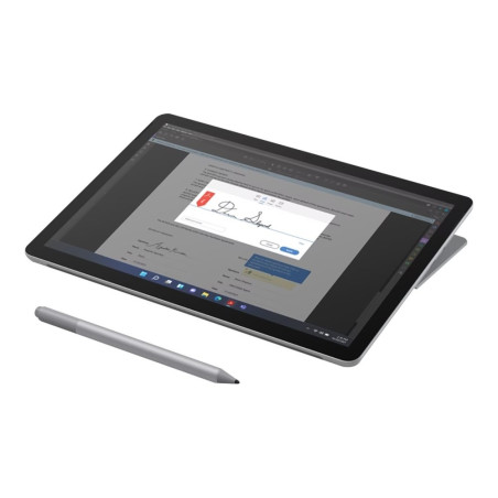 Microsoft Surface Go 4 Intel® N 128 GB 26.7 cm (10.5") 8 GB Wi-Fi 6 (802.11ax) Windows 11 Pro Platinum, EU