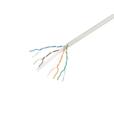 LANBERG LAN CABLE UTP CAT.6 305M SOLID CU LSZH GREY CPR + FLUKE PASSED
