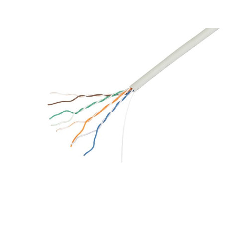 LANBERG LAN CABLE UTP CAT.5E 305M SOLID CU LSZH GREY CPR + FLUKE PASSED