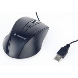 MOUSE USB OPTICAL/BLACK...