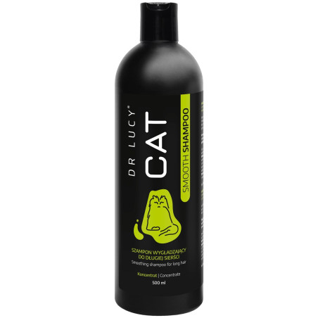 DR LUCY - CAT SMOOTH SHAMPOO 500 ML CONCENTRATED, SMOOTHING SHAMPOO FOR LONG-HAIRED CATS