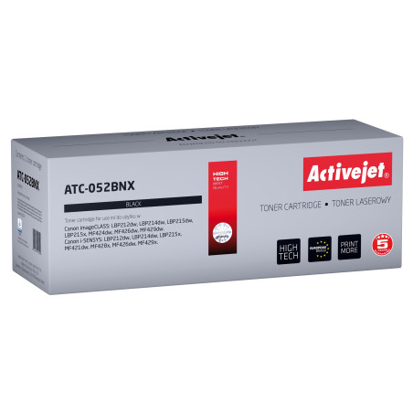 Activejet ATC-052BNX toner (replacement for Canon CRG 052H XL; Supreme; 9200 pages; black)