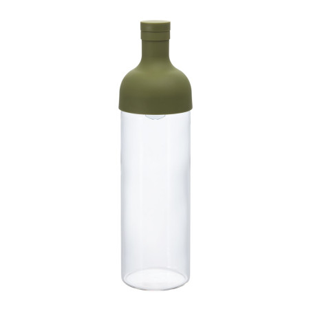 HARIO Cold Brew Tea 750ml Filter Bottle Olive green