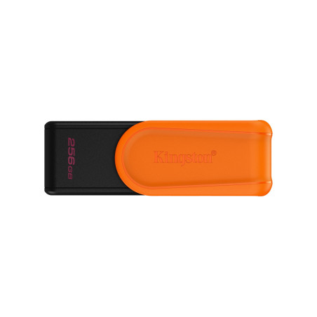 Kingston USB Flash Drive | DataTraveler Exodia S | 256 GB | USB Type-A | Black/Orange