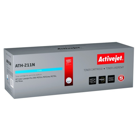 Activejet ATH-211N Toner (replacement for HP 131A CF211A, Canon CRG-731C; Supreme; 1800 pages; cyan)