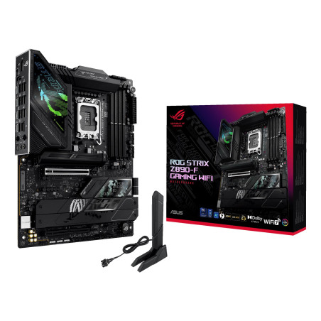 Mainboard|ASUS|Intel Z890|LGA1851|ATX|Memory DDR5|Memory slots 4|1xPCI-Express 4.0 16x|1xPCI-Express 5.0 16x|5xM.2|1xHDMI|1xDisplayPort|1xAudio-In|1xAudio-Out|2xUSB 2.0|4xUSB 3.0|4xUSB 3.1|2xUSB-C|2xUSB-C w/Thunderbolt|1xOptical S/PDIF|1xRJ45|ROGSTRIXZ890-FGAMWIFI