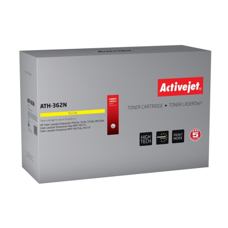 Activejet ATH-362N Toner (replacement for HP 508A HP508A CF362A; Supreme; 5000 pages; yellow)