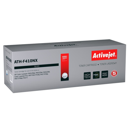 Activejet ATH-F410NX Toner (replacement for HP 410X CF410X; Canon CRG 046H B 1254C002; Supreme; 6,500 pages; black)