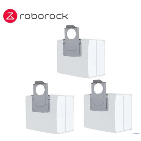 Vacuum Cleaner Accessory|ROBOROCK|Disposable Dust Bag 3pcs|White|For OC0/Q70+/Q70 Max+/OC5/Q75+/Q75 Max+/Q55+/O35/S75 MaxV Ultra/S70 Pro Ultra/S80 Pro Ultra/S85 Pro Ultra/OC0-D/S80+/Q80 Max+/OC5-D/S85+/Q85 Max+/Q55 Pro+/S70 Max Ultra/S75 Max Ultra/Q55 Max+/Q55 DuoRoller+|8.02.0131