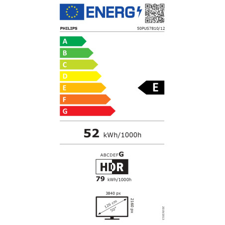 Philips 50PUS7810/12 | 50 | Smart TV | TITAN OS | UHD | Black