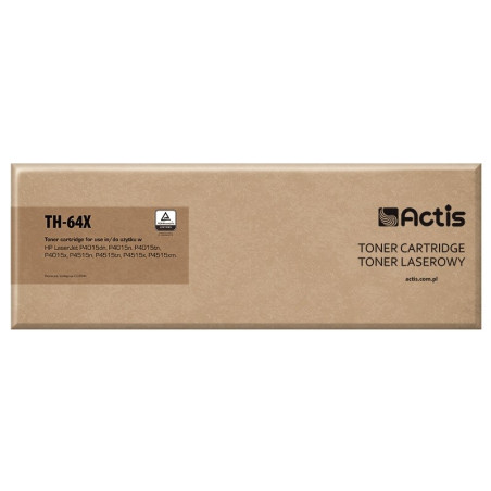 ACTIS TH-64X Toner Cartridge (replacement for HP 64X CC364X; Standard; 24000 pages; black)