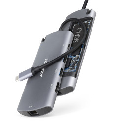 I/O HUB USB-C 6IN1 SATA...