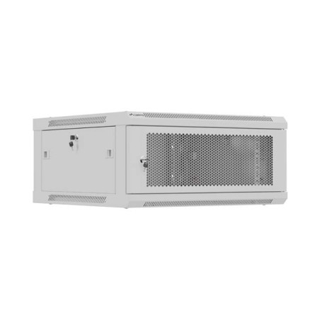 Lanberg Wall mounted installation cabinet 19" 4U 600X600 | WF01-6604-23S | Grey