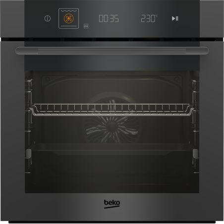 BEKO Oven | MBBIM10600MTPSWE | 72 L | Electric | Pyrolysis | Electronic | Steam function | Height 59.5 cm | Width 59.4 cm | Black
