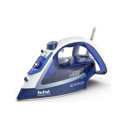 TEFAL | FV5735E0 Easygliss Plus | Steam Iron | 2500 W | Water tank capacity 270 ml | Continuous steam 45 g/min | Steam boost performance 220 g/min | Blue/White