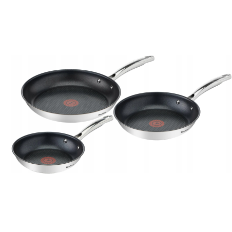 TEFAL | Pan set, 3-pieces | Duetto+ | Frying | Diameter 20/24/28 cm | Suitable for induction hob | Fixed handle