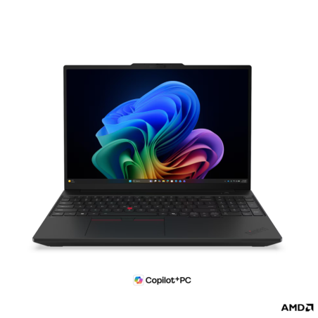 Lenovo ThinkPad T16 G5 AMD | Black | 16 " | IPS | WUXGA | 1920 x 1200 pixels | Anti-glare | AMD Ryzen AI 5 PRO | 440 | 16 GB | SODIMM DDR5 | Solid-state drive capacity 512 GB | AMD Radeon 840M Graphics | Windows 11 Pro | 802.11be | Bluetooth version 5.4 | LTE Upgradable | Keyboard language English | Keyboard backlit | Warranty 36 month(s) | Battery warranty 12 month(s)