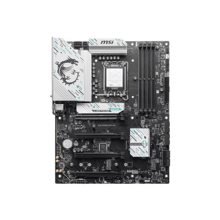 MSI B860 GAMING PLUS WIFI | Processor family Intel | Processor socket LGA1851 | DDR5 | Supported hard disk drive interfaces SATA, M.2 | Number of SATA connectors 4