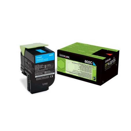 Lexmark 802C toner cartridge 1 pc(s) Original Cyan