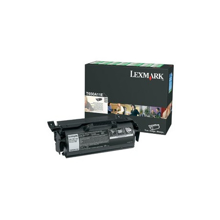 Lexmark Toner T650A11E cartridge 1 pc(s) Original Black
