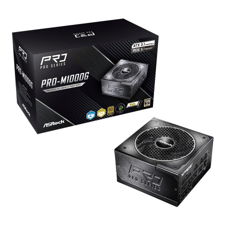 Asrock PRO-M1000G 1000W 80 PLUS Gold power supply unit