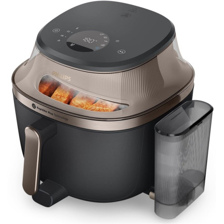 Philips 5000 series NA547/07 fryer Single 7.2 L Stand-alone 2000 W Hot air fryer Black, Gold