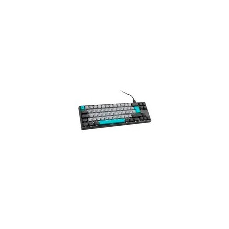 Ducky Miya Pro Moonlight TKL Gaming Keyboard for PC/Mac, MX-Red, White LED - Dark Grey