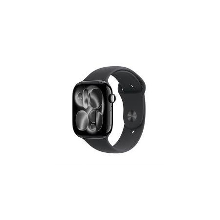 Apple Watch Series 11Â GPS + Cellular 46mm Space Grey Aluminium Case with Black Sport Band - S/M
