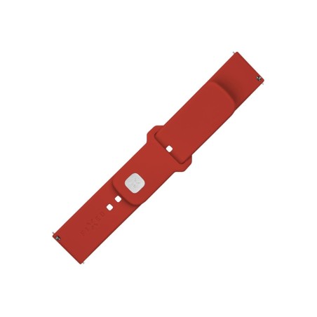 Fixed | Sporty Strap Set with Quick Release 22mm for Smartwatch | 160-235 mm | Red | Silicone