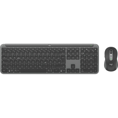 Logitech Signature Slim MK950 for Business keyboard Mouse included Office RF Wireless + Bluetooth QWERTZ German Graphite