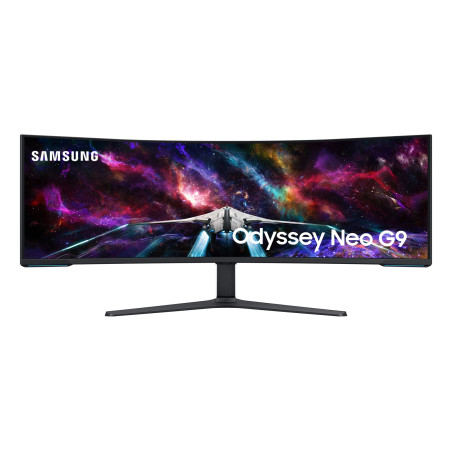 Samsung G95NC computer monitor 144.8 cm (57") 7680 x 2160 pixels Dual UHD LED Black, White