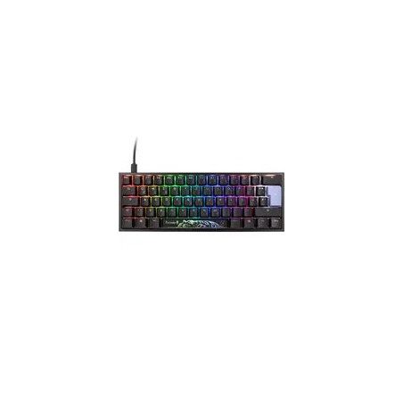 Ducky One 2 Pro Mini Gaming Tastatur, RGB LED - Cherry Silent Red
