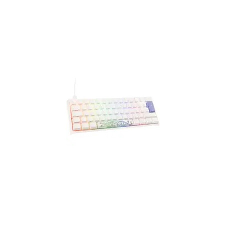 Ducky One 2 Pro Mini White Edition Gaming Tastatur, RGB LED - Cherry Red