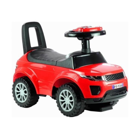 Ride-on for toddler car red lights up + game at the steering wheel 613W
